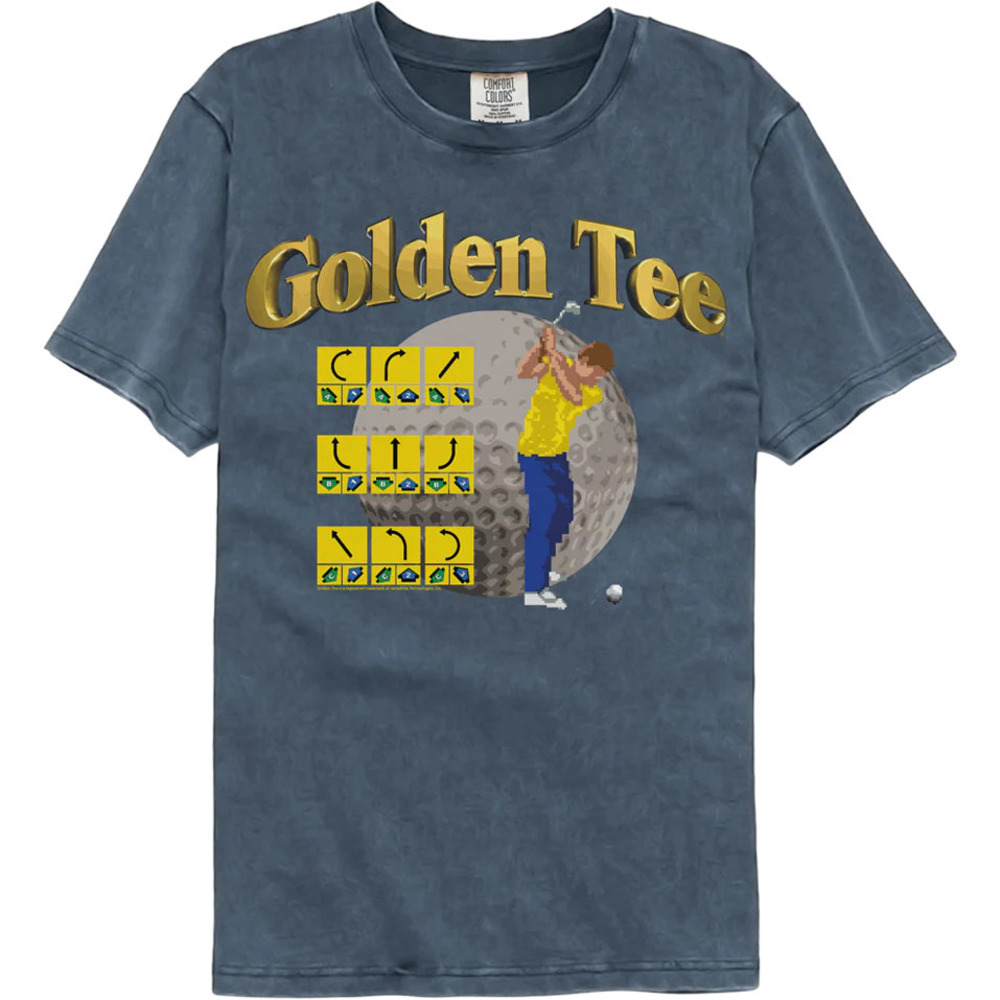 Trackball Control Golden Tee Golf Brand Tshirt